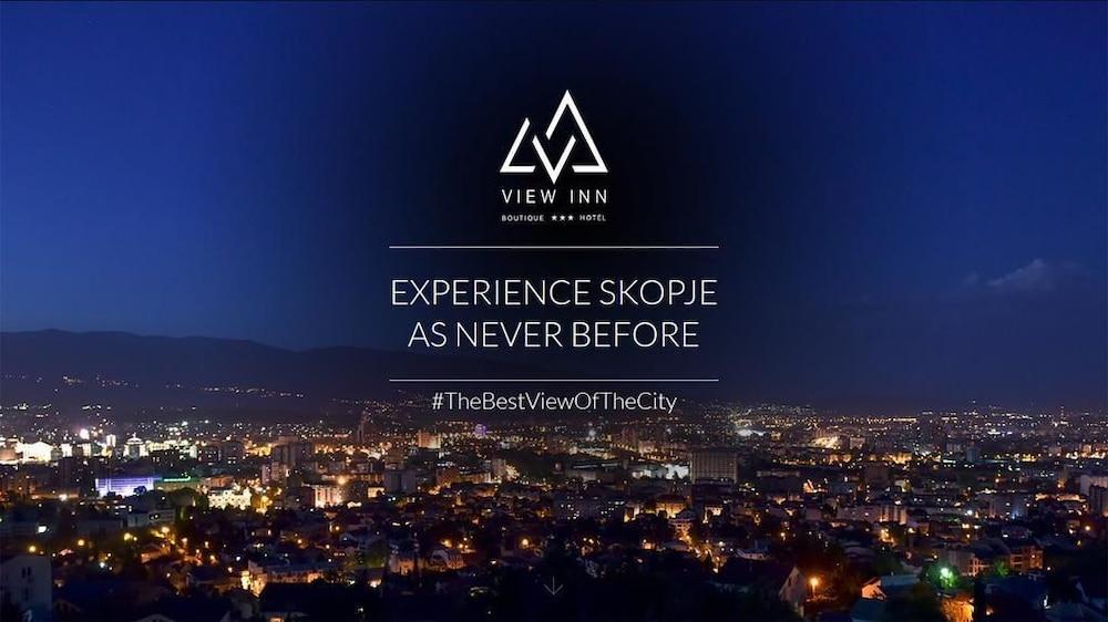 View Inn Boutique Hotel Skopje Exterior foto